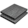 Tuda Grass Direct Composite Wide Max Woodgrain Decking Board Sample - Light Grey