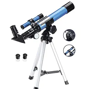 Aomekie Kids Telescope for Astronomy Beginners Refractor Telescopes with Tripod Finderscope and Compass