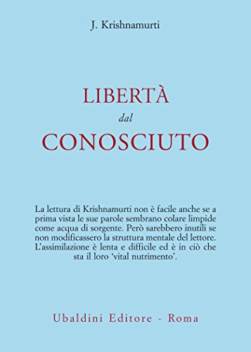 Libertà dal conosciuto libro