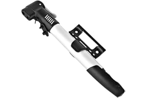 katmerio Mini pompa per bici-portatile, compatta, resistente e veloce e facile da usare,per bici da corsa, mountain bike, BMX, palloni da calcio
