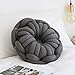 Produktbild Queta Sofakissen, gemütlicher Überwurf, Kissenbezüge für Couch/Bett, Sofa, manueller Ring, geknotetes Kissen, 15,35 Zoll für Zuhause, Wohnzimmer, Dekoration Grau dunkelgrau