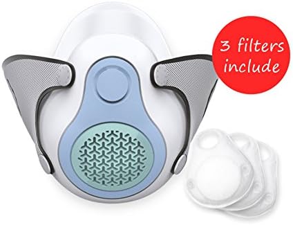 LOERO New High Altitude Training Equipment Oxygen Breathing Face Mask 2.0 For Gym, Cardio, Fitness, Running, Endurance And HIIT Training [16 Breathing Levels],Blue