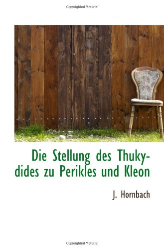 Preisvergleich Produktbild Die Stellung des Thukydides zu Perikles und Kleon