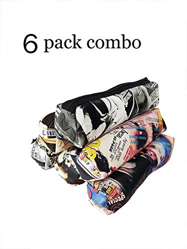 Polyester Pencil Kits, Home and School Accessories for Girls and Boys- Set of 6, 35 Gm (Multicolour)