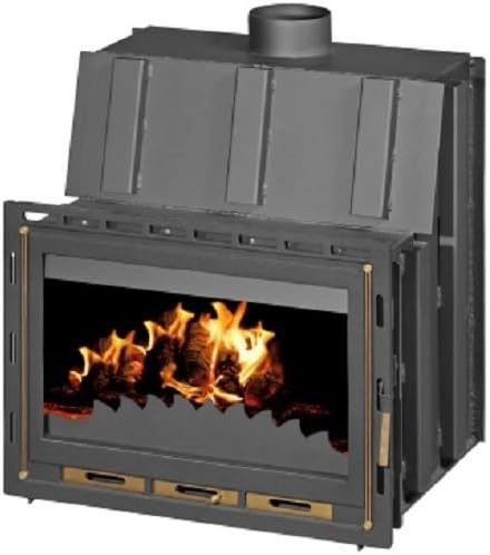 Fireplace Insert Inset Firebox Wood Burning Stove Built Solid Fuel 14kw