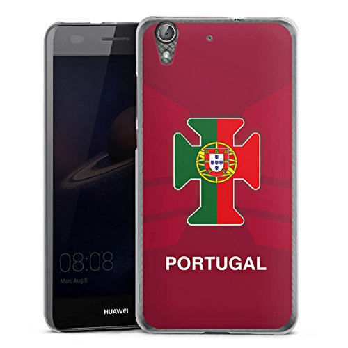 Huawei Y6 II Hülle Case Handyhülle Portugal Em Trikot Fussball Football