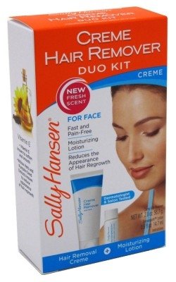 Sally Hansen Creme Hair Remover Duo Kit For Face (2 Pack)