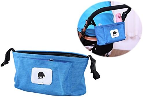 RSPrime Baby Buggy Stroller Organizer Bag Universal Stroller Organiser Waterproof Storage Hanging Bag for Diapers,Toys,Wallets,Mobile Phone,Cup Bottle Drink Holder fit Baby Carriage Pram Pushchair