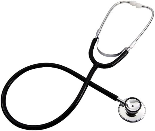 Single head ADULT clinical stethoscope GREEN Tubes