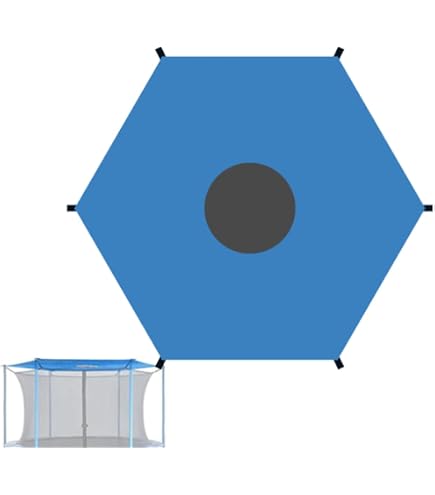 Housse D'ombrage Pour Trampoline Rond | Protection UV Et Imperméable 2.4m à 4.9m - 4