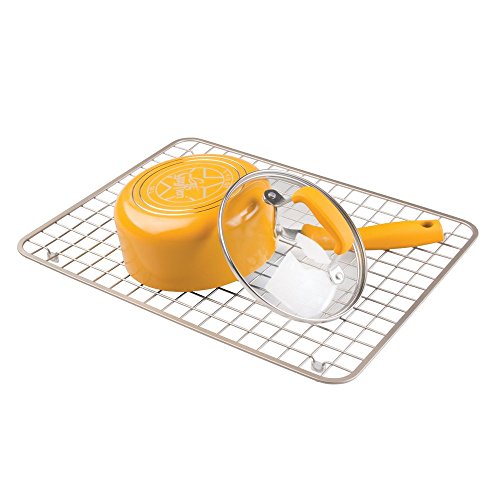 InterDesign 72905EU Gia Spülbeckengitter Groß, Satiniert - 4