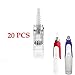 Produktbild Gesichtsmassage E-Auto-Mikronadel Derma Elektro Stamp Pen 20 Stück(36 Bajonettschlitz) weiß micro needling