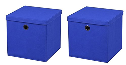 StickandShine Bunte Faltboxen Aufbewahrungsboxen 28x28x28 cm mit