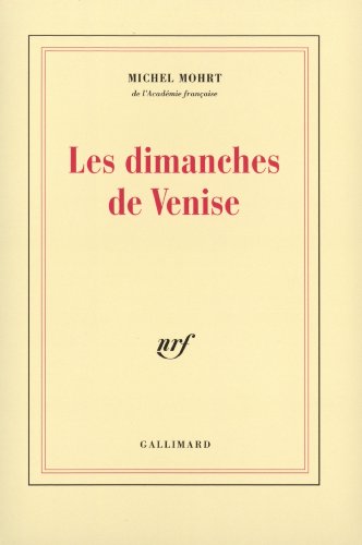 couverture de : Les dimanches de Venise