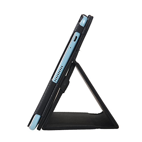 Acer Iconia Tab 10 (A3-A40) Hülle, iBetter Acer Iconia Tab 10 Bluetooth (QWERTZ Tastatur) Keyboard Hülle Case -Slim Fit Kunstleder Stand Tasche mit Hochwertige Abnehmbar Drahtlos Bluetooth Tastatur für Acer Iconia Tab 10 (A3-A40) 25,6 cm (10,1 Zoll Full HD) Tablet-PC-Schwarz - 5