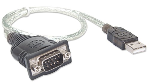 Manhattan USB – RS232 (Seriell) Konverter Konverter USB-Seriell USB – A / Stecker – DB9 / Stecker 0.45 m - 2