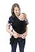 Baby Wrap Carrier | Charcoal Black | Suitable for Newborns to Toddlers | With Carry Case | One Size Fits All | Comfy & Soothing for Babies | Strong & Stretchy Cotton / Spandex Blend | Sling Carrier