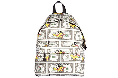 Preisvergleich Produktbild Moschino Rucksack Herren Tasche Laptop Schulrucksack mighty mouse Weiß