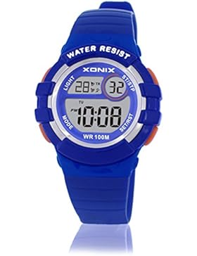 Kinder beobachten multifunktions-wasserdichte bewegung girl student electronic watch-D