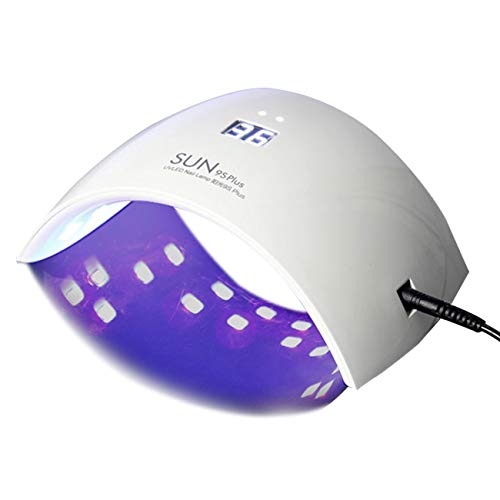 Secador de uñas con LED UV con sensor automático y 18 LED para uñas y uñas de los pies/Lámpara de curado de uñas profesional de gel de 36 vatios para manicura, pedicura, hogar y salón de belleza