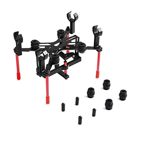 Preisvergleich Produktbild GailMontan Hubsan H501S RC FPV Quadcopter Ersatzteile Kohlefaser-Metallhalterung - Schwarz