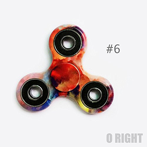 Colourful hand spinner Tri-Spinner Fidget Toy Plastic EDC Sensory Fidget Spinners For Autism And ADHD Funny Anti Stress Toys (6)