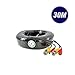 Price comparison product image KKmoon 30M BNC Video Power Cable For CCTV Camera DVR Security System Kit; BNC Video and DC Power Extension Cable/lead with Connector for Surveillance Cameras /CCTV Security Camera Connector 30m