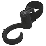 XiRRiX Stroller Hooks Kinderwagenhaken Taschenhalter für Kinderwagen/Buggy – Kinderwagen Zubehör – 2 Stück Haken – schwarz - 5