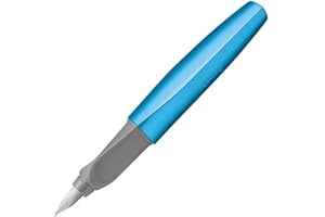 Pelikan 811255 Stylo-Plume Twist P457M Frosted Blue, Boîte Pliante