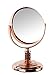Danielle Creations Mini Pedestal Rose Gold Mirror x 4 Magnified 8.3cm