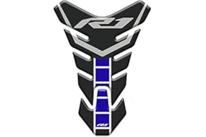 GREATEST SELLER Tankpad Sticker, Protection de Reservoir Moto Autocollant en Gel compatible pour Yama.ha R1 v3