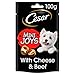 Price comparison product image Cesar Mini Joys - Dog Treats with Cheese and Beef, 6 Pouches (6 x 100 g)