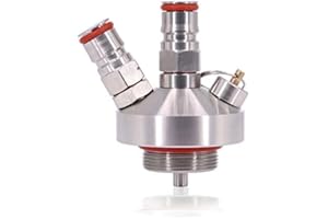 Keg Beer Dispenser,JOKBEN 304 Stainless Steel Mini Keg Beer Growler Spear Tap Dispenser for Craft Beer Growler