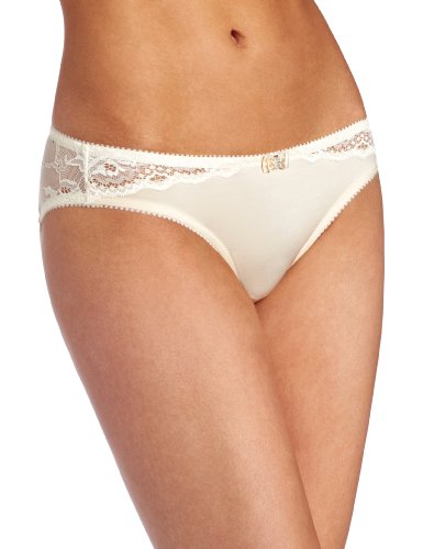 HotMilk Luminous Brief Low Rise Women's Maternity Bikini, Champagne, Large