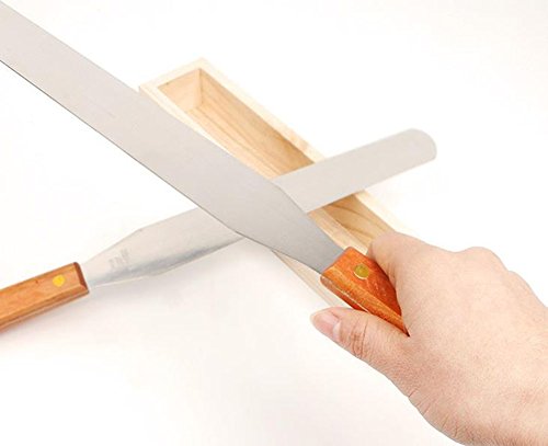 Demarkt Kuchenmesser Tortenmesser Glasurmesser Tortenheber Backen Werkzeuge Edelstahl 8 inch - 4