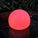 Produktbild 8 cm Wasserdichte LED-Schwimmleuchte Schwimmkugel LED Kugel Stimmungslicht mit Farbwechsel für Pool Teiche von PK Green