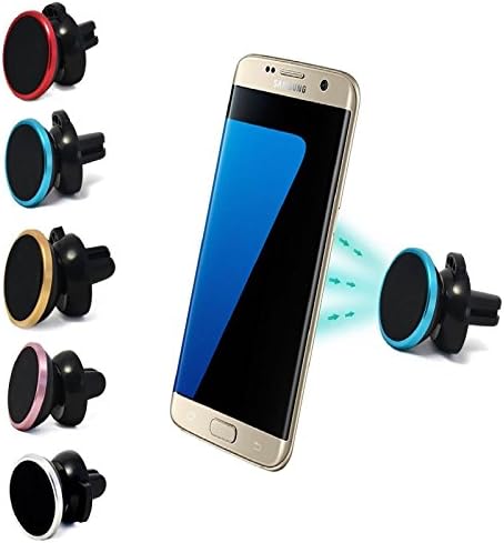 Accessory Land 360 Universal Magnetic Air Vent Mount Car Dashboard Mobile Phone Holder Universal For Amazon, For Apple, For BlackBerry,, For Garmin, For Google, For HTC, For Huawei,, For Lenovo, For LG, For Motorola, For Nokia, For O, For Samsung, For Sony Ericsson, For Toshiba (Silver)