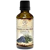 Swiss Stone Pine Essential Oil 50ml - Pinus Cembra - Switzerland - 100% Natural Stone Pine Oil Pure - Arolla Pine Oil - Best for Beauty - Health - Hair - Face - Body