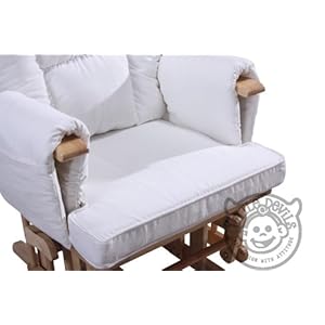 supremo bambino nursing glider chair and footstool