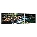 Produktbild iCanvasART 3-teilig River Flowing In Summer Afternoon Light siagnole River, Provence-Alpes-cote D 'Azur, Frankreich Leinwand Kunstdruck Panorama Bilder, 0,75, 36 von 12 Zoll