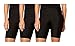 Beauty Plus Girls Stretchable Black Cycling Shorts Pack of 3 RS.249.00