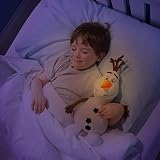 2 in 1 XL Die Eiskönigin Olaf Nachtlicht + Plüschfigur Nachttischlampe Frozen Anna Elsa Sven - 3