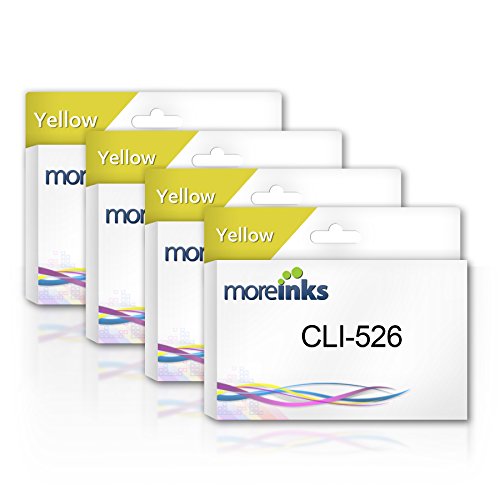 4 Moreinks Cartouches d encre compatibles remplacer Canon CLI-526Y Jaune x4 pour Canon Pixma MG5350 MG6250 MG5250 IX6550 MG6150 MG8150 iP4950 MX885 IP4850 MG5300 MG5150 MG8250 MG6100 MX895 MG5200 MG6220 iP4800 MX715 IX6250 iP4840 MG6120 MG8120 MG5100 MG5320 MX882 MG8220 MG8170 MG5120 Imprimantes 4 Moreinks Cartouches d encre compatibles remplacer Canon CLI-526Y Jaune x4 pour Canon Pixma MG5350 MG6250 MG5250 IX6550 MG6150 MG8150 iP4950 MX885 IP4850 MG5300 MG5150 MG8250 MG6100 MX895 MG5200 MG6220 iP4800 MX715 IX6250 iP4840 MG6120 MG8120 MG5100 MG5320 MX882 MG8220 MG8170 MG5120 Imprimantes