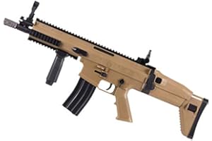 FN Spr Scar-L (Cybergun) Fusil de Airsoft - Arma Larga de Bolas Calibre 6mm de Muelle - Potencia: 0.9 Julios