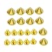 Produktbild non-brand Baoblaze 10set Kegelnieten Punk Schraubnieten Nieten Spikes Ziernieten Spitzenieten für Lederhandwerk, Kleideung, Taschen - Golden