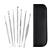 Blackhead and Pimple Remover Kit—Mabox 7 Comedone Extractor Tools - Excellent for Acne Treatment, Pimple Popping, Blackhead Extraction, Zit Removing, Blemish Removal, Whitehead Popping