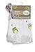 Lulujo Muslin Cotton Security Blankets Green Owls