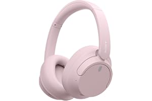 Sony WH-CH720N Wireless Bluetooth Noise Cancelling Over-Ear Headphones, Sound, Ambient Sound Mode, Lightweight Design, up to 50 hr battery life, iOS & Android - Pink