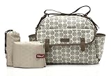 Babymel Wickeltasche Molly Floral Dot Grey BM9205