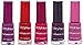 Color Fever Nail Polish Mini Pops - Pinkish Red Slush, 0.85 Ounce (Pack of 5) RS.315.00